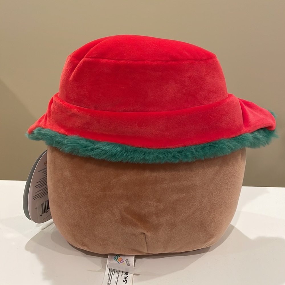⚡️NWT 8” Peterson the Gingerbread Boy with Trapper Hat Christmas Squishmallow - Picture 3 of 6